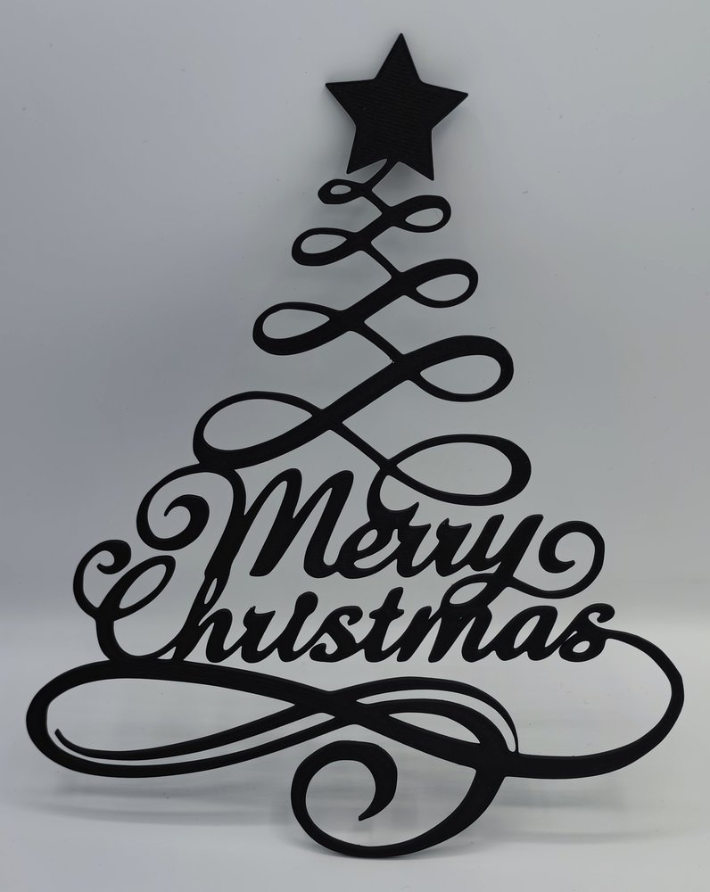 Sapin de Noël "Merry Christmas"